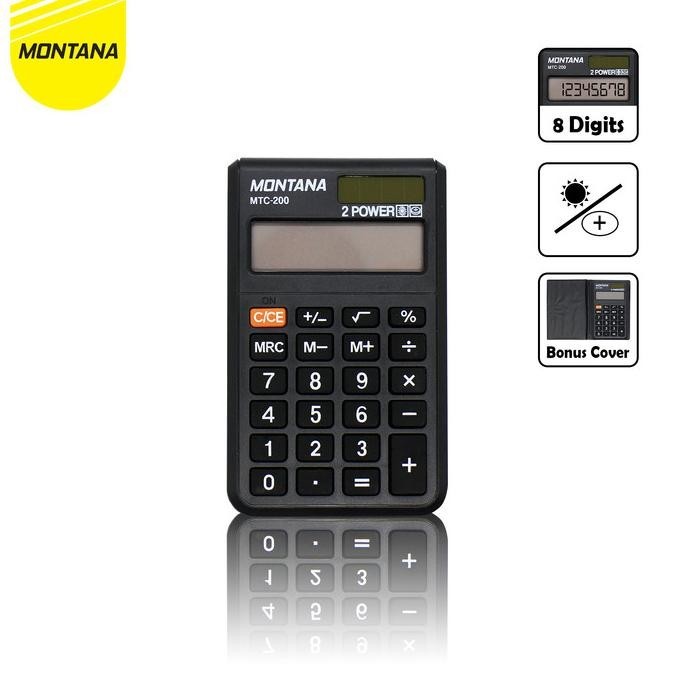 

Terbaru! Calculator / Kalkulator Montana MTC 200 P/ 8 Digits !!