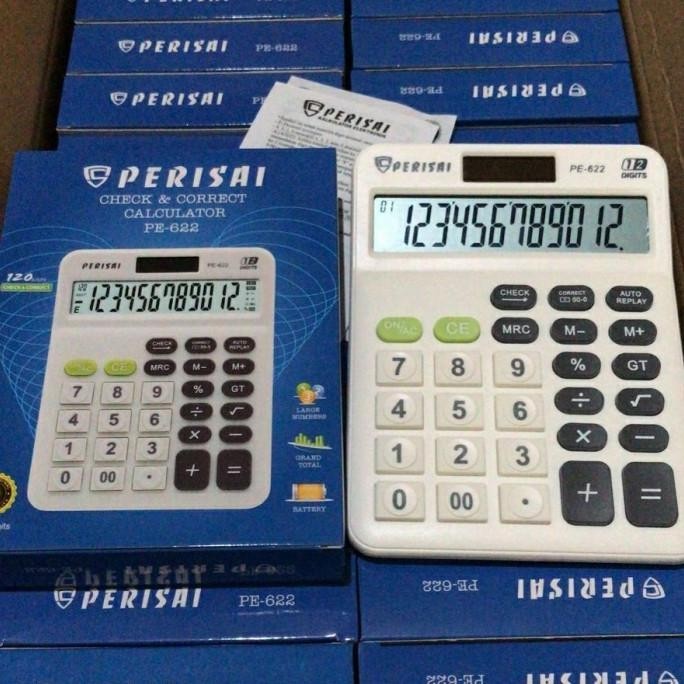 

Hot Sale Kalkulator Perisai PE-622. 12 Digit, Check Correct, Solar System .,