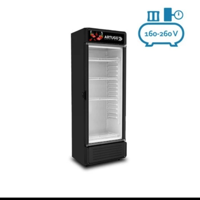 [New] Artugo Sv 401 Showcase Cooler 320Liter Kotak Pendingin Sv401 Terbaru