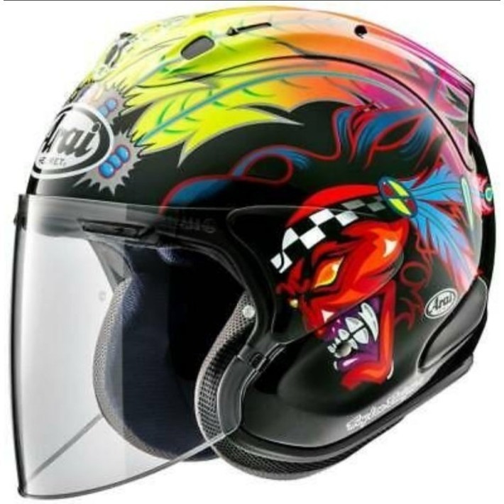 [Ori] Arai Vz Ram Russel Sni   Helm Motor Half Face  Original Arai Japan Terbatas