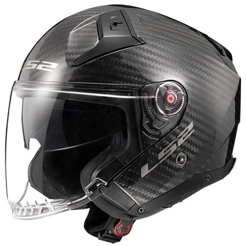 [Ori] Helm Ls2 Of603 Infinity 2 Ii Solid Gloss Carbon Super Ringan Terbatas