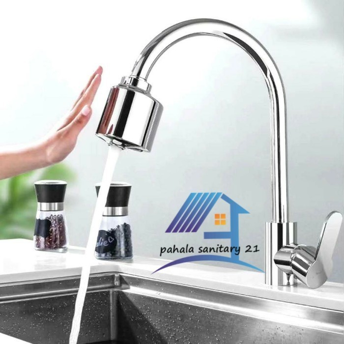 [New Ori] Kepala Kran Air Wastafel Cuci Piring Sensor Otomatis Diskon