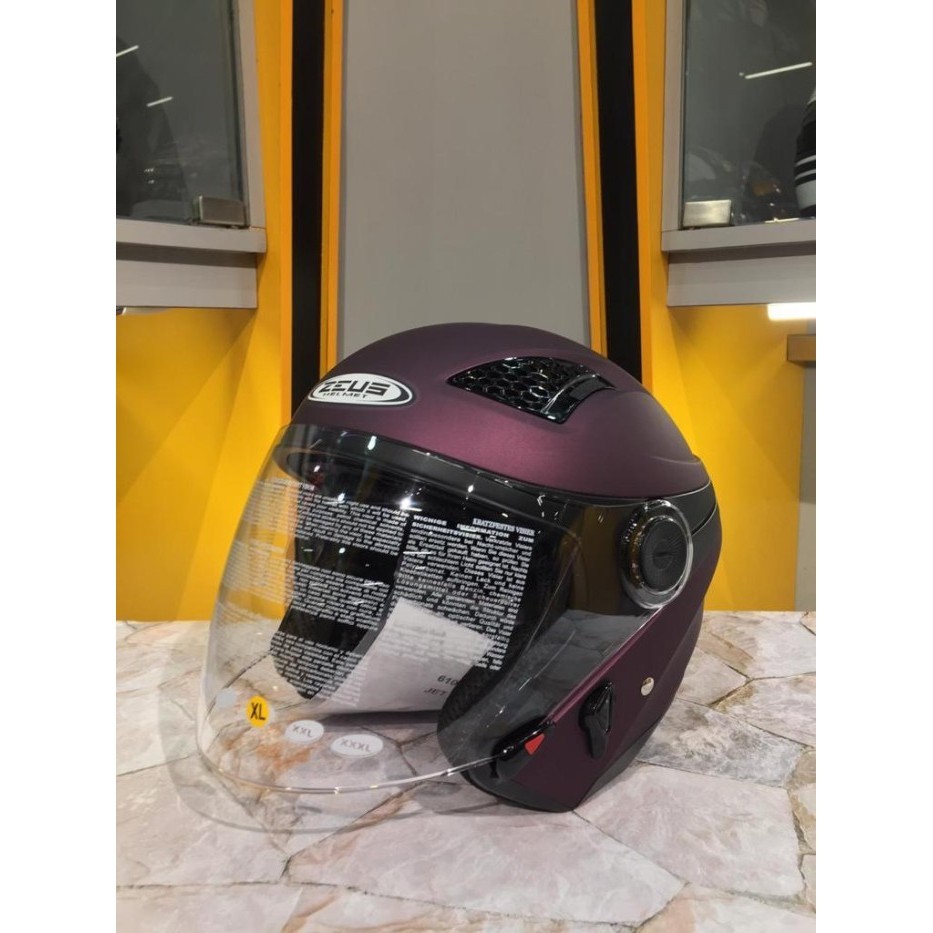 [Ori] Zeus-610 Fspur  Helm Motor Half Face  Zeus  Helm Zeus Fspur Berkualitas