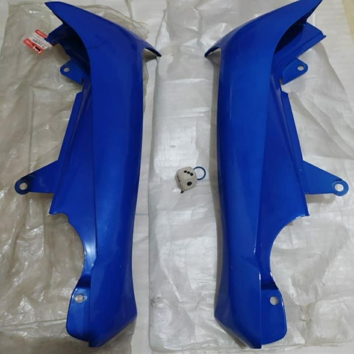 [Original] Sayap Legshield Leg Shield Luar Satria Lumba Ru Biru Kenny Robert Limited