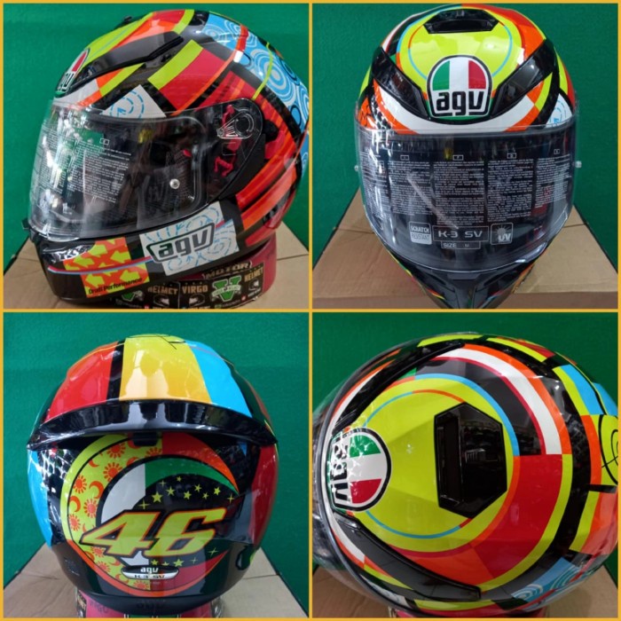 [New] Agv Helm K - 3 Sv Agv Sni  E05  - Elements Berkualitas