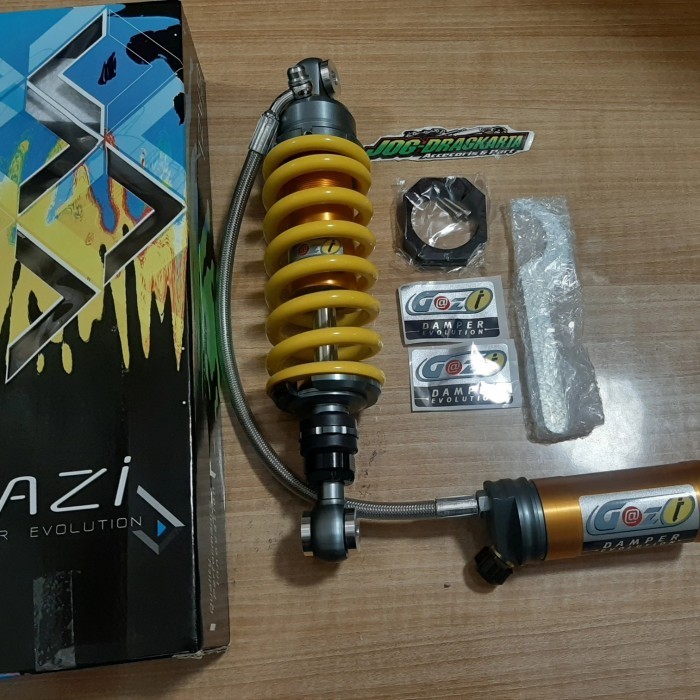[Ori] Shock Mono Shock Belakang Gazi Tabung Pisah Kawasaki Ninja R Ss 150 Terbatas