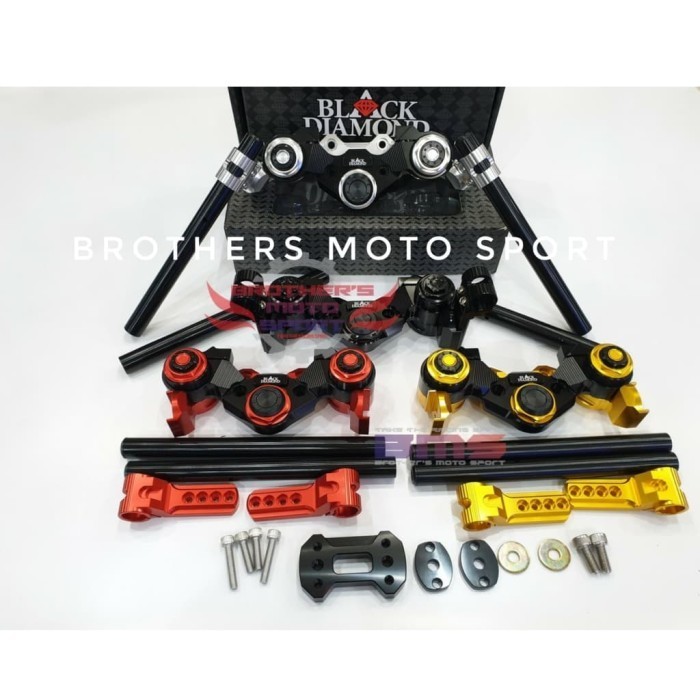 [New] Stang Black Diamond Adv Stang Set Adv 150 Stang Assy Honda Adv 150 Terbatas