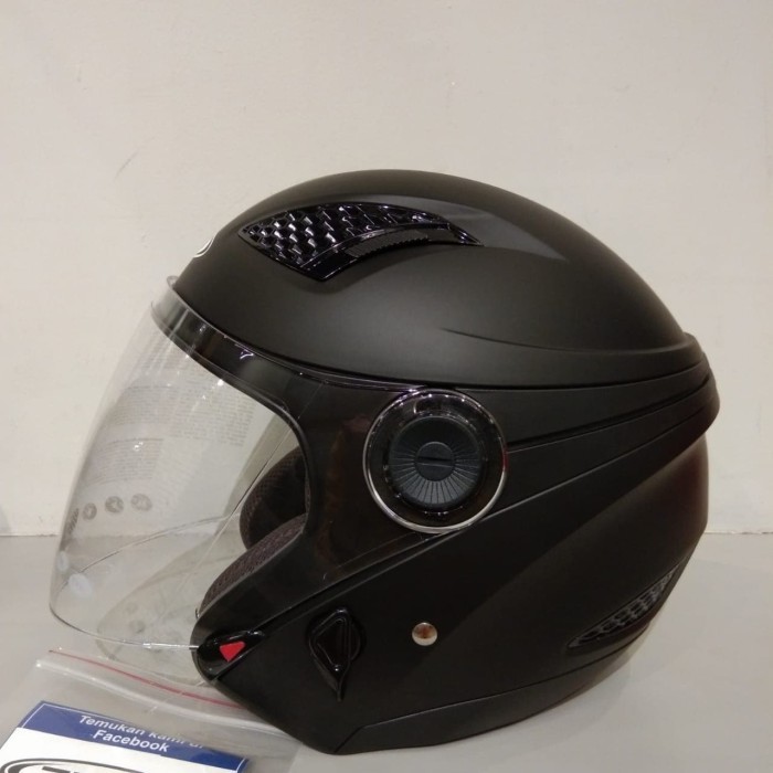 [Ori] Helm Zeus Zs 610 Mblk  Helm Half Face  Zs 610  Helm Murah  Zeus Berkualitas