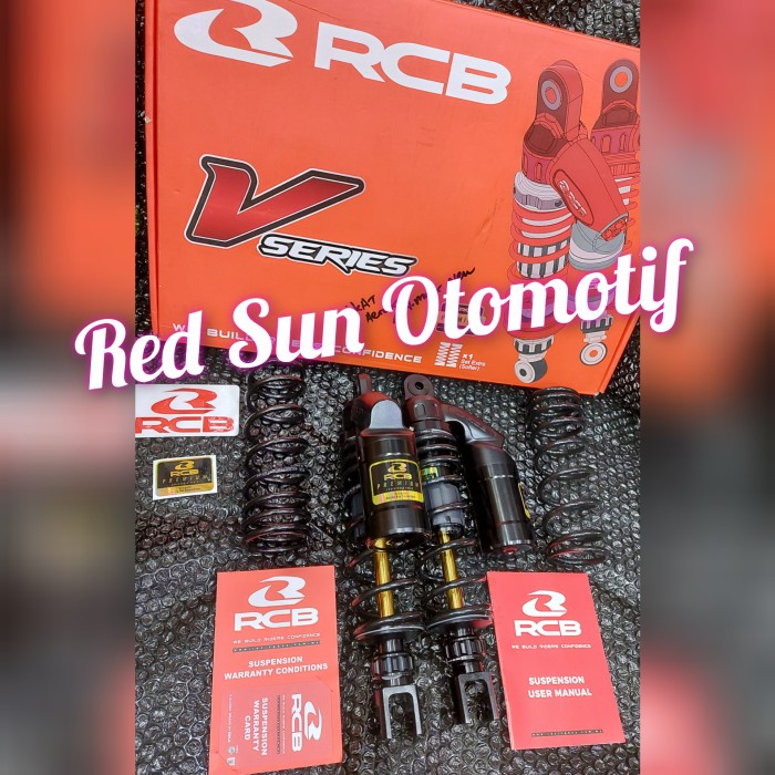 [Ori] Shock Breker Rcb Rebound V Series Premium New Nmax 2020 Aerox 305 Mm Terbaru