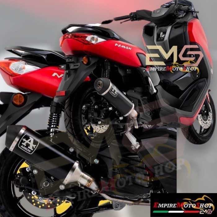 [Original] Knalpot Arrow New Nmax 155 Nmax155 Connected Urban Black Original Terbaru