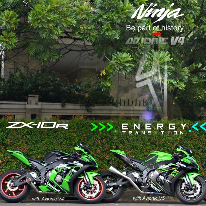 [Original] Ninja Zx10 - Avionic Exhaust V4 / V5 Slip On Knalpot Racing Zx10R Diskon