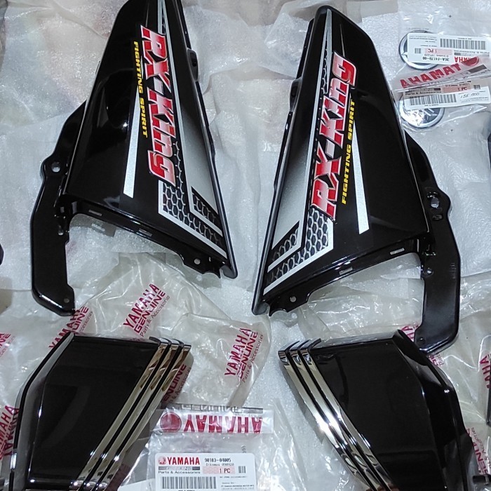 [Ori] Cover Aki Rx King 2004 Hitam Original Copotan Diskon