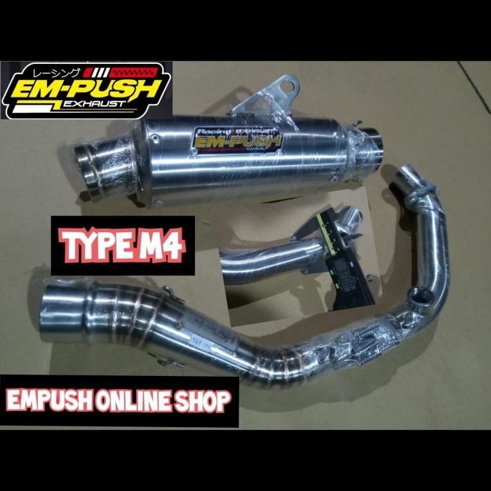 [Original] Knalpot Racing Vespa Type M4 Empush Exhaust Limited