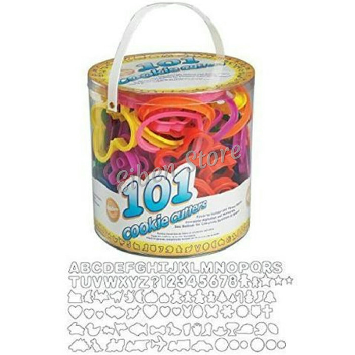 

[New Ori] Wilton 101Pc Cookie Cutter Set In Tube Terbaru