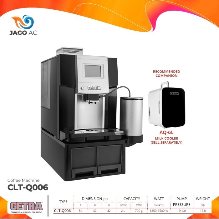 [New Ori] Getra Coffee Machine Clt-Q006 / Clt Q006 / Cltq006 Diskon