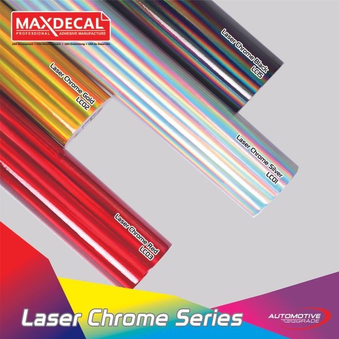 Maxdecal 9500 Lc Laser Chrome Premium Vinyl Wrap 152Cm [Meteran]