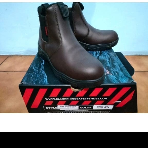 [New] Safety Shoes Blackrhino Bre 0601 Terbaru