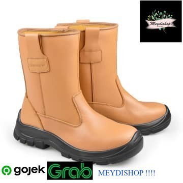 [New] Safety Shoes Sepatu Pengaman Krisbow Hector Warna Coklat Berkualitas