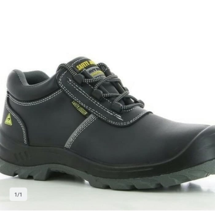 [New] Sepatu Safety Jogger Sahara Black Metal Free Berkualitas