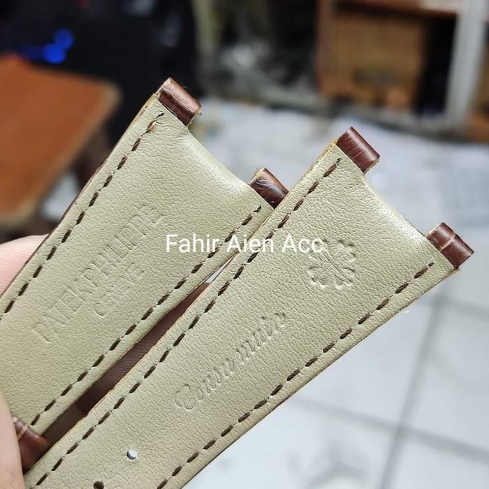 Tali Jam Strap Patek Philippe Nautilus Leather Kulit