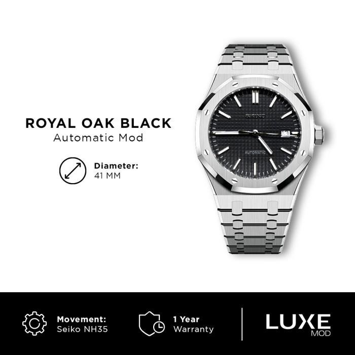 Seiko Royal Oak Black Mod Nh35