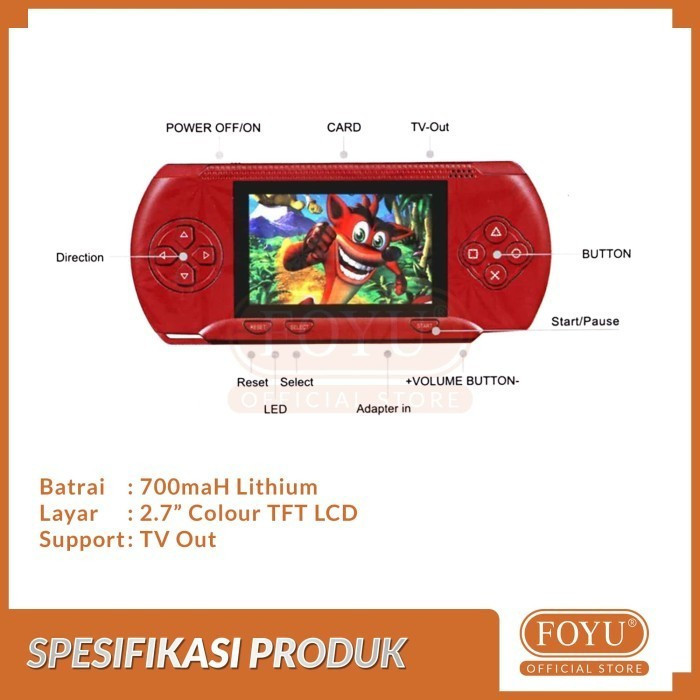 [LIMITED QUALITY] Mainan Gameboy Gamebox PVP Station Light 3000 Anak Fullcolour