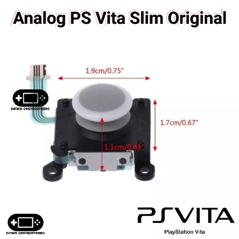 [LIMITED QUALITY] Analog PS Vita Slim Original 2000 Ori Tombol PSV