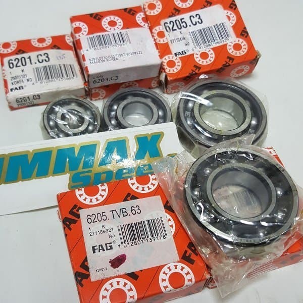 ✅Baru Bearing 6205 Tvb63 Ratio Fag Kruk As Suzuki Satria Ru 120 120R 2T Full Diskon