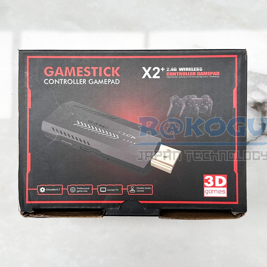 [LIMITED QUALITY] 4K Game Stick X2 Plus 128 GB Konsol 42000 Video Game Console HDMI Retro Wireless