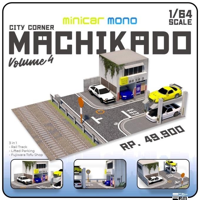 

Diorama Papercraft -Machikado Volume 4-