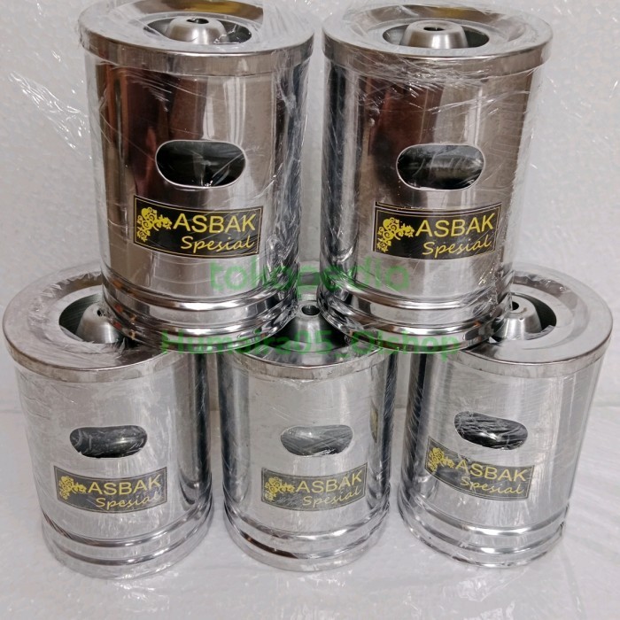 Promo Asbak Mini Stainless Ukuran Besar