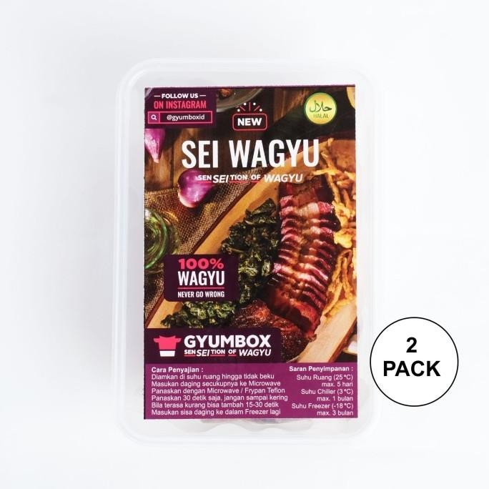 

Sei Sapi Wagyu Daging Asap Frozen Food Makanan Instan Beef Gyumbox 2px