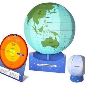 

DIY Miniatur Papercraft Pajangan Ilmiah Bola Dunia