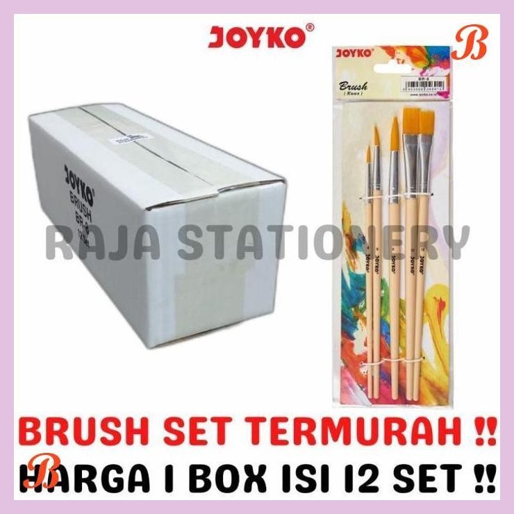 

| KG | JOYKO BRUSH SET CAT ACRYLIC WATERCOLOUR KUAS LUKIS JOYKO BR-8 [12PCS]