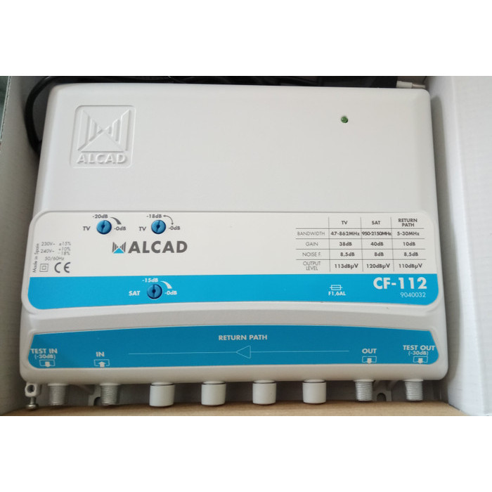 [New] Boster Alcad Rf  If Cf 112 38Db/ Line Amplifier Made In Spain Terbatas