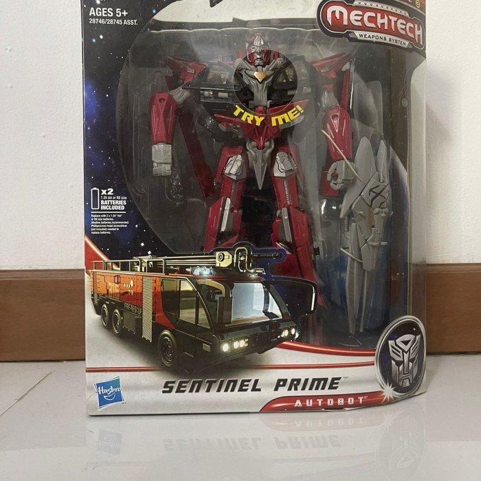 [Ori] Transformers Dotm Sentinel Prime Mechtech  Leader Class / Hasnro  Diskon