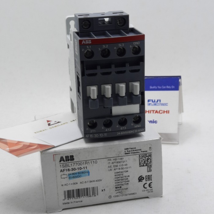 [New Ori] Af16-30-10-11 20~60Ac/Dc Contactor Abb Terbatas