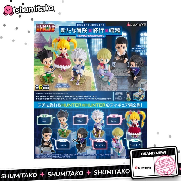 [Ori] Hunter X Hunter Pittori Collection Set Of 6 Rement Re-Ment Gon Killua Terbaru