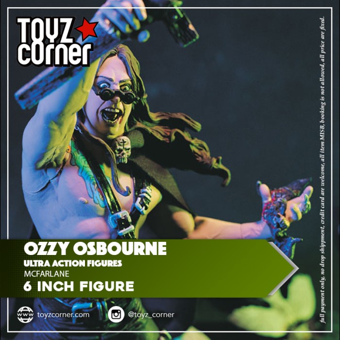 [Ori] Mcfarlane Toys 6 Inch Figure Ultra Action Figures Ozzy Osbourne Diskon