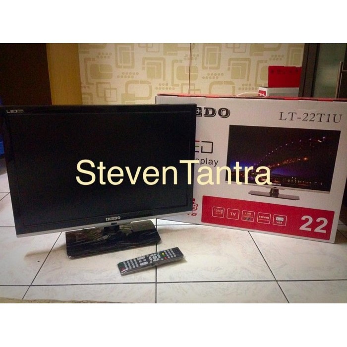 [New] Led Tv Ikedo 22Inch Lt-22T1U  Usb Movie / Hdmi / 1080P / Pc / Vga  Terbatas