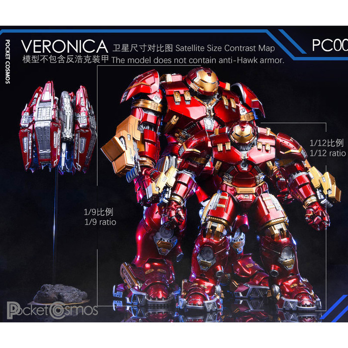 [Ori] Pc Toys Veronica Hulkbuster 1/6 For Hot Toys Diskon