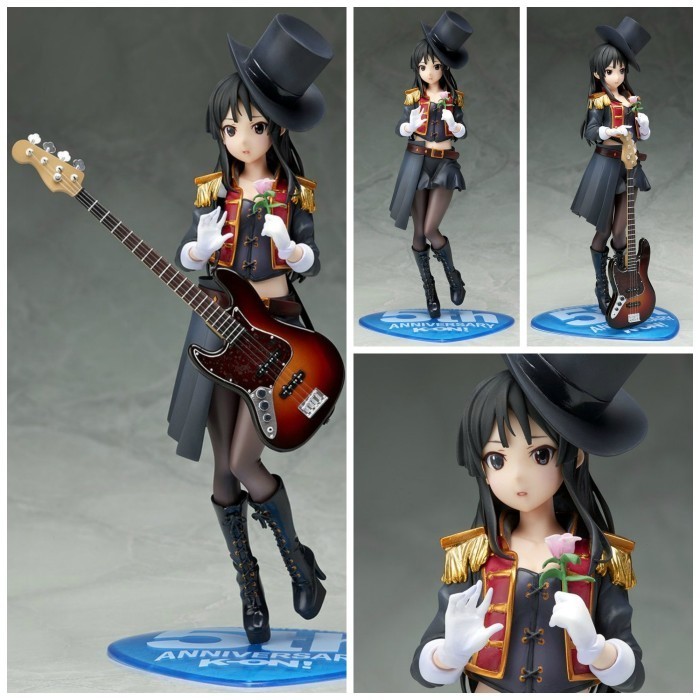 [Original] 1/8 K-On 5Th Anniversary Mio Akiyama Pvc Figure Limited