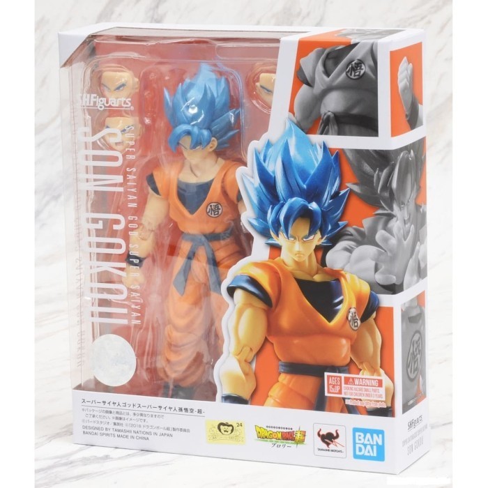 [Original] Bandai Shf S.H.Figuarts Super Saiyan God Super Saiyan Son Goku Terbaru