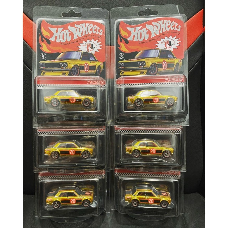[Original] Hot Wheels Rlc Datsun 510 Gold Limited