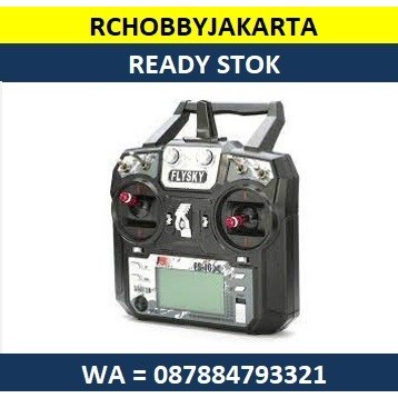 ✅Baru Flysky I6X Fsi6X 2.4G 6Ch Remote Rc Radio Transmitter [Promo] Berkualitas
