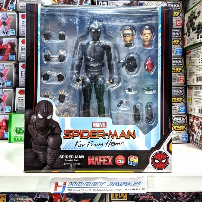 [Original] Mafex 125 Spiderman Stealth Suit Diskon