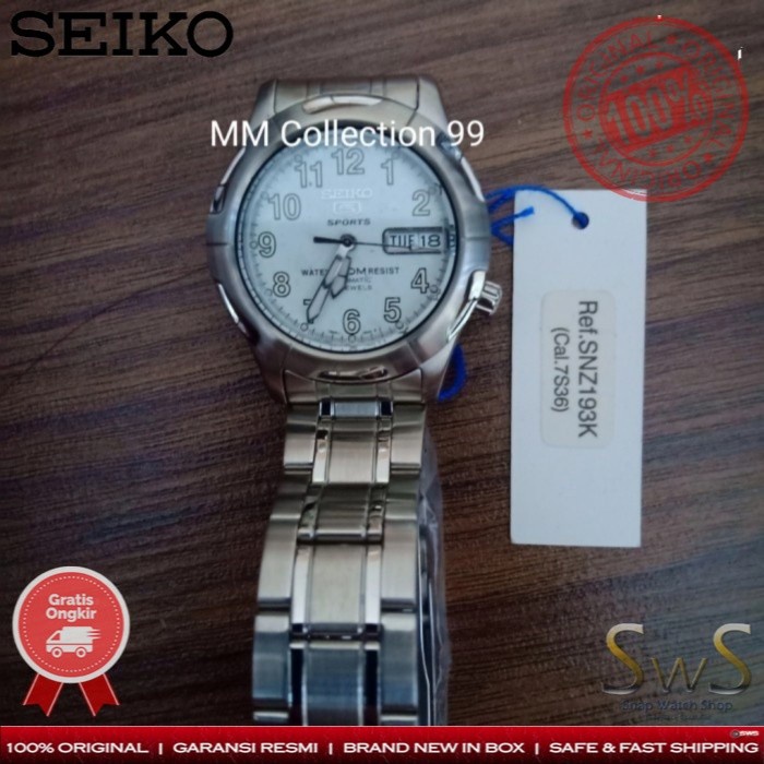 ✅New Jam Tangan Pria Seiko 5 Sports Snz193 Snz193 Automatic Original Berkualitas