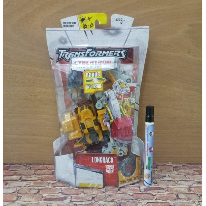[Ori] Mainan Transformers Cybertron Longrack Cybertron Deluxe Pajangan Terbatas