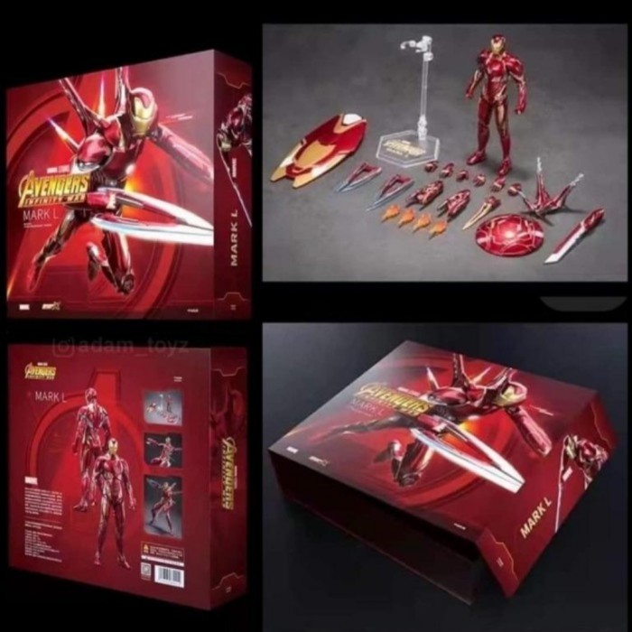 [Original] Zd Toys Iron Man Mark 50 Marvel Avengers Diskon
