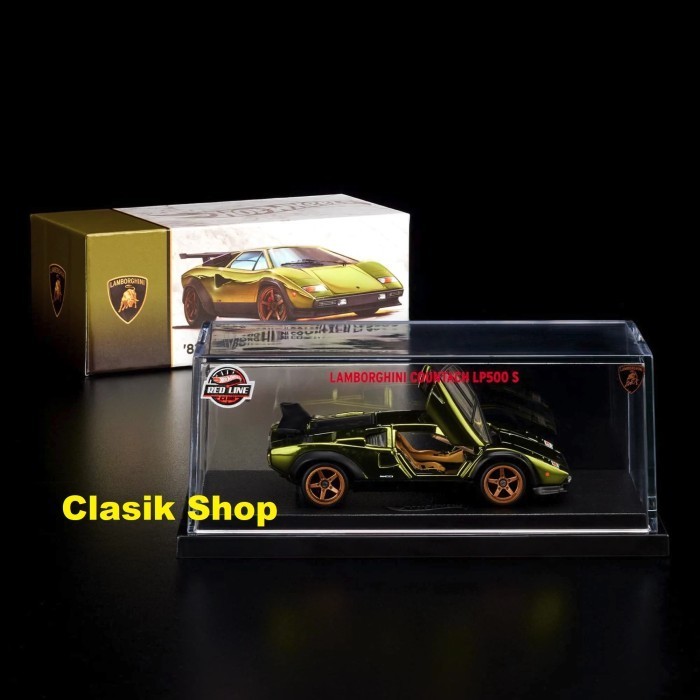[Original] Hot Wheels Rlc Exclusive 82 Lamborghini Countach Lp 500 S Gold Rare Diskon